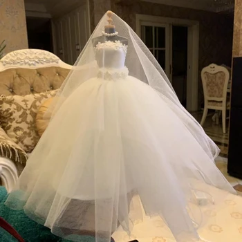 DIY Handmade Wedding Dress Pretty Doll Princess Clothes Doll DIY Sewing Lace Wedding Dress Kit with Veil
DIY Handmade Wedding Dress Pretty Doll Princess Clothes Doll DIY Sewing Lace Wedding Dress Kit with Veil