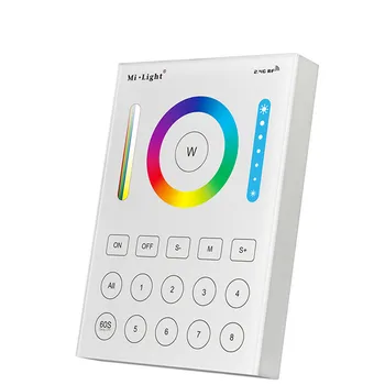 CLAITE B8 8-Zones Wall Mount Smart Panel LED Dimmer Controller Work With RGB+CCT Floodlight Bulb Fully compatible with RGB+CCT
CLAITE B8 8-Zones Wall Mount Smart Panel LED Dimmer Controller Work With RGB+CCT Floodlight Bulb Fully compatible with RGB+CCT