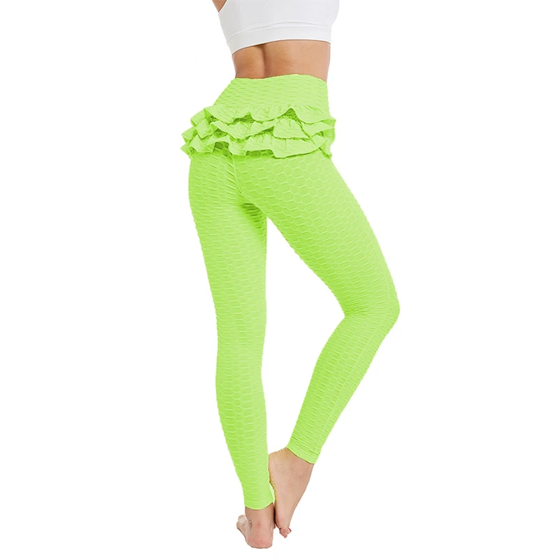 Women High Waist Yoga Pants Jacquard Ruched Leggings Fitness Wear Workout Sports Running Leggings Push Up Gym Elastic Slim Pants
Women High Waist Yoga Pants Jacquard Ruched Leggings Fitness Wear Workout Sports Running Leggings Push Up Gym Elastic Slim Pants
