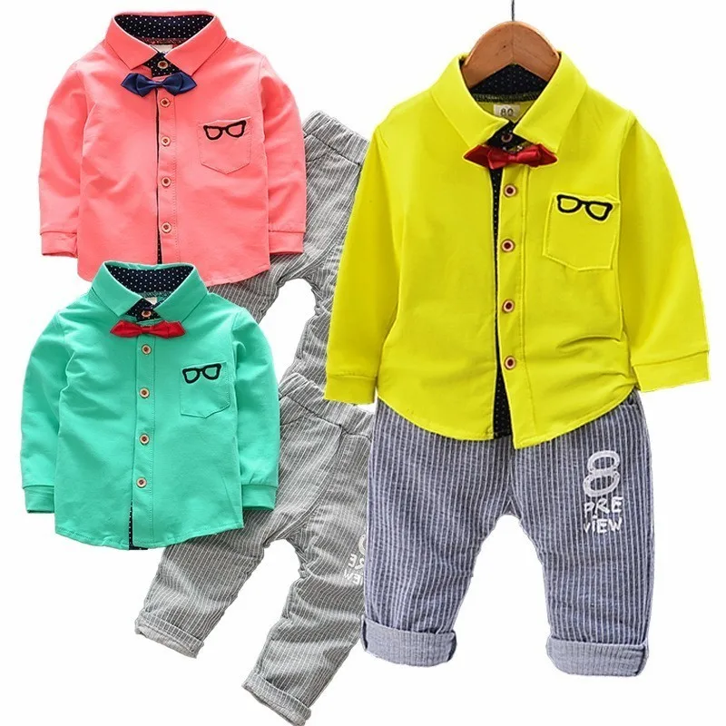 Toddler Fashion Tracksuit Children Boys Girls Cotton Clothing Sets Baby Glasses Printed Necktie Shirt Striped Pants 2Pcs/sets
Toddler Fashion Tracksuit Children Boys Girls Cotton Clothing Sets Baby Glasses Printed Necktie Shirt Striped Pants 2Pcs/sets