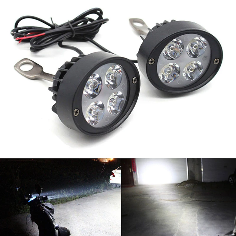 JX-LCLYL 1Pair 4LED Motorcycle Headlight Driving Spot Fog Light Rearview Mirror Lamp
JX-LCLYL 1Pair 4LED Motorcycle Headlight Driving Spot Fog Light Rearview Mirror Lamp