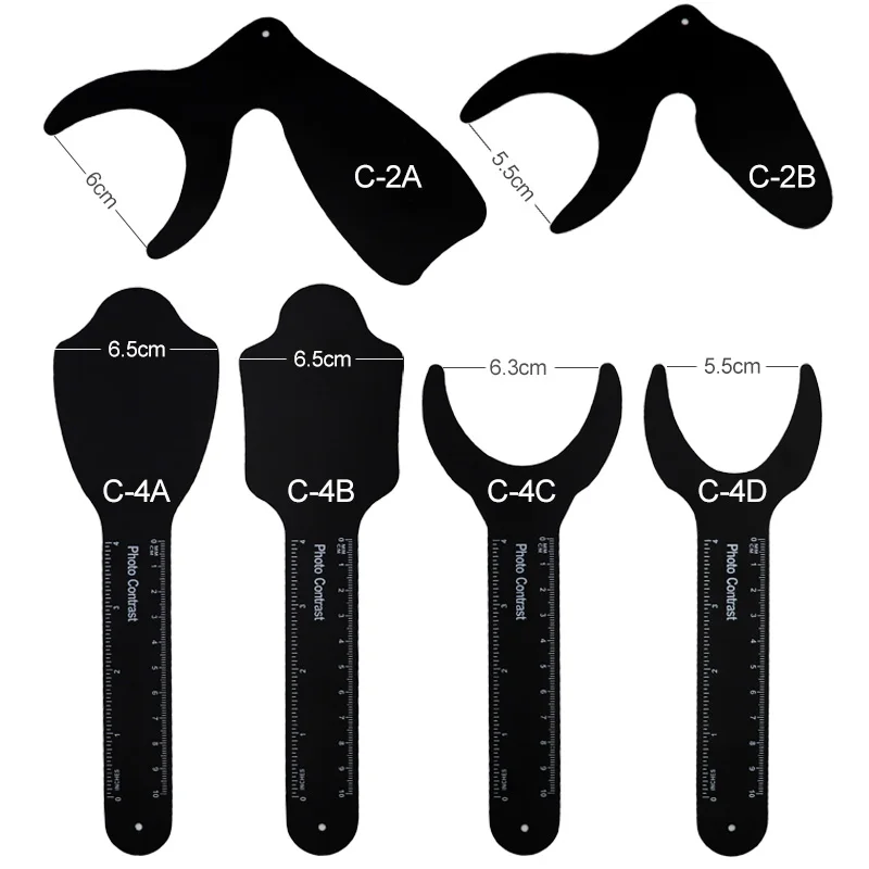1pc Dental Photographic Image Contrast Board Oral Cheek Black Plate Contrasters Autoclavable Lab Tools 6 Size Dental Instrument
1pc Dental Photographic Image Contrast Board Oral Cheek Black Plate Contrasters Autoclavable Lab Tools 6 Size Dental Instrument