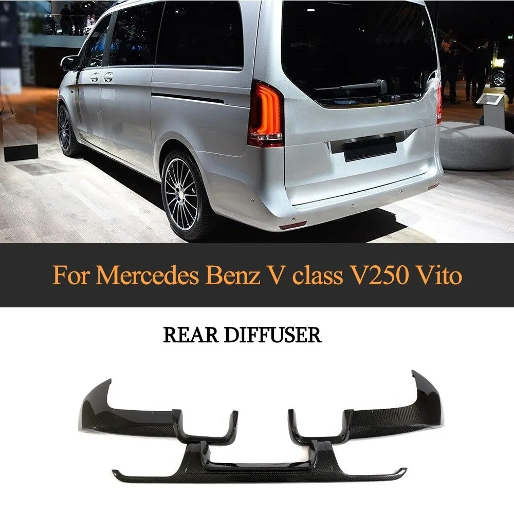Rear Diffuser for Mercedes Benz V Class V250 Vito Carbon Fiber Bumper Lip Spoiler Protector Cover Splitter Car Bumper Splitter
Rear Diffuser for Mercedes Benz V Class V250 Vito Carbon Fiber Bumper Lip Spoiler Protector Cover Splitter Car Bumper Splitter