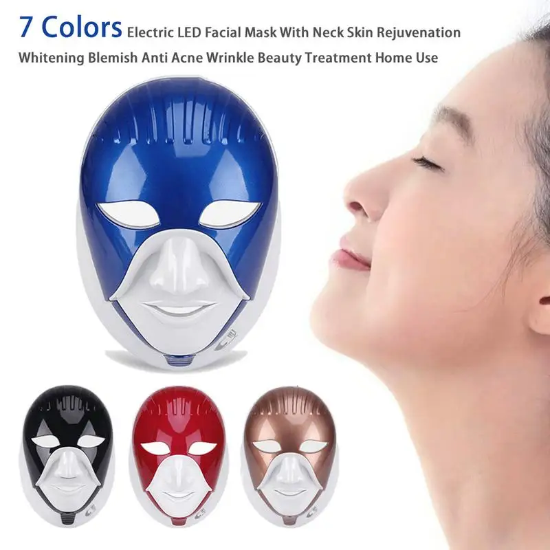 7 Colors Light LED Facial Mask With Neck Skin Rejuvenation Face Care Treatment Beauty Anti Acne Therapy Whitening Skin Home Use
7 Colors Light LED Facial Mask With Neck Skin Rejuvenation Face Care Treatment Beauty Anti Acne Therapy Whitening Skin Home Use