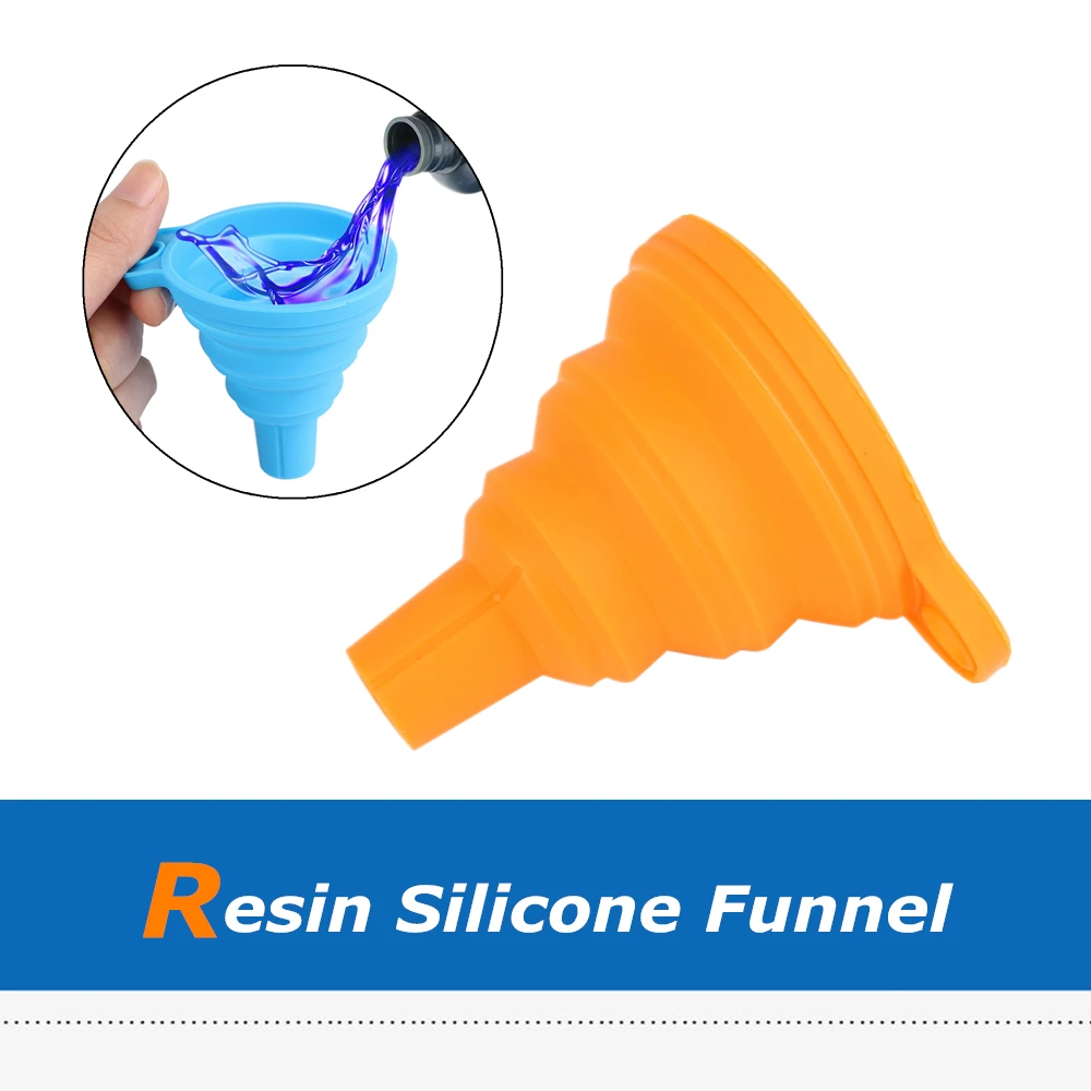 2pcs Resin Silicon Funnel Foldable Resin Filament Filter Disposable for Anycubic Photon Wanhao D7 DLP SLA UV 3D Printer Parts
2pcs Resin Silicon Funnel Foldable Resin Filament Filter Disposable for Anycubic Photon Wanhao D7 DLP SLA UV 3D Printer Parts