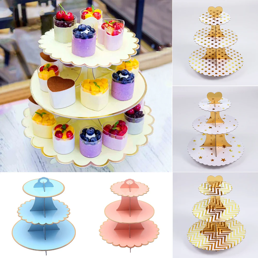 Birthday Cake Stand Disposable Decoration Foldable Dessert Holder Display Shelf Paper Wedding Party Triple Layer
Birthday Cake Stand Disposable Decoration Foldable Dessert Holder Display Shelf Paper Wedding Party Triple Layer