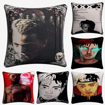 Xxxtentacion Hiphop Rapper Artwork Soft Cotton Linen Cushion Covers 45x45cm Classic Pillowcase For Sofa Home Decoration Almofada
Xxxtentacion Hiphop Rapper Artwork Soft Cotton Linen Cushion Covers 45x45cm Classic Pillowcase For Sofa Home Decoration Almofada