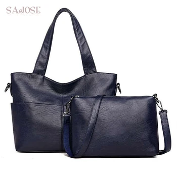 Women Handbag Leather Casual Tote Bags Shoulder Bags 2 Sets Famous Brand Designer Women's Messenger Bags Ladies Compound Bag
Women Handbag Leather Casual Tote Bags Shoulder Bags 2 Sets Famous Brand Designer Women's Messenger Bags Ladies Compound Bag