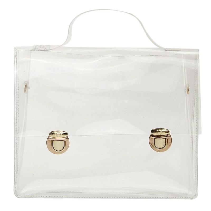 Fashion Women Pvc Transparent Clear Handbag Tote Shoulder Crossbody Beach Bags, #1
Fashion Women Pvc Transparent Clear Handbag Tote Shoulder Crossbody Beach Bags, #1