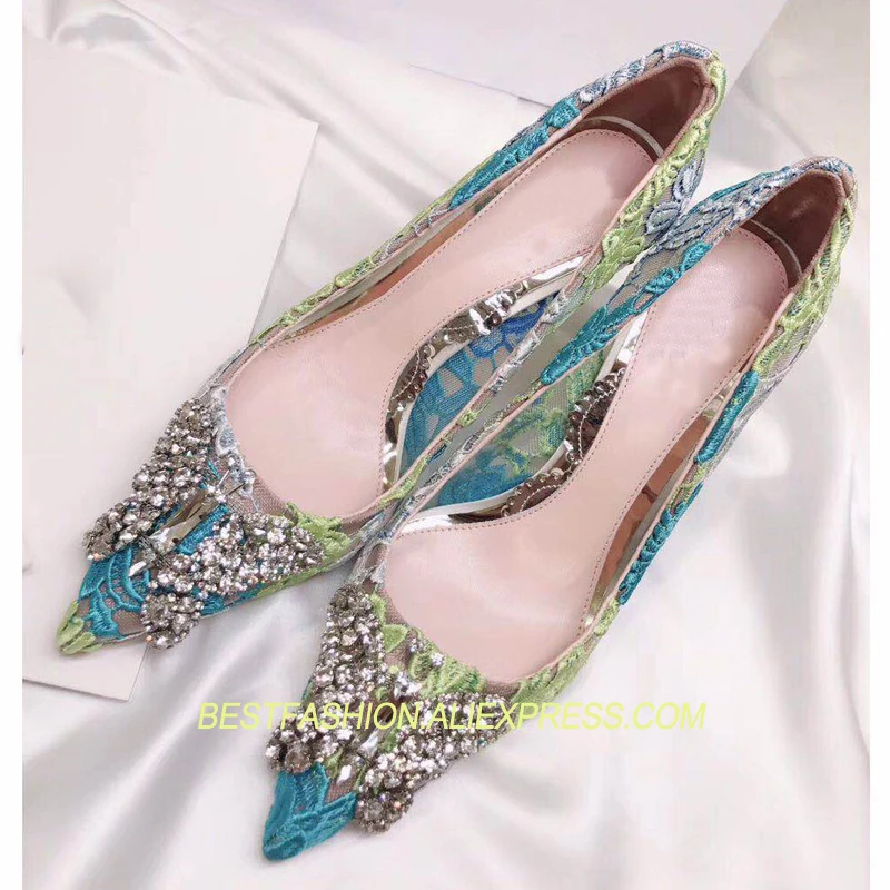 New Spring Summer Shoes Woman Shalllow Pumps Pointed Toe Lace High Heels Pumps Designer Crystal Butterfly Pumps Party S
New Spring Summer Shoes Woman Shalllow Pumps Pointed Toe Lace High Heels Pumps Designer Crystal Butterfly Pumps Party S