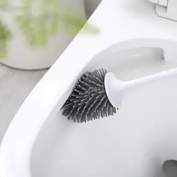 Rubber Head Long Handle Toilet Brush With Holder Base Household Bathroom Cleaner Brush Wall Mounted Toilet Brushes Cleaning Tool
Rubber Head Long Handle Toilet Brush With Holder Base Household Bathroom Cleaner Brush Wall Mounted Toilet Brushes Cleaning Tool