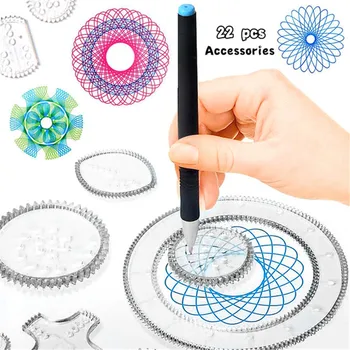 22pcs ABS Painting Drawing Million Flower Ruler Multifunctional Puzzle Luxury Copy Geometric Gears Ruler Drafting Tools Kids Toy
22pcs ABS Painting Drawing Million Flower Ruler Multifunctional Puzzle Luxury Copy Geometric Gears Ruler Drafting Tools Kids Toy