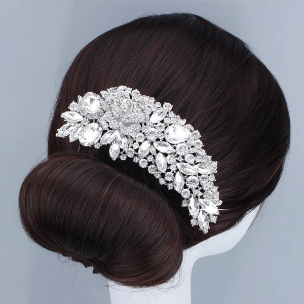 2019 New Hair Jewelry Bridal Flower Hair Comb Austrian Crystal Clear Wedding Hair Accessories For Bridesmaid & Bride XLL124
2019 New Hair Jewelry Bridal Flower Hair Comb Austrian Crystal Clear Wedding Hair Accessories For Bridesmaid & Bride XLL124