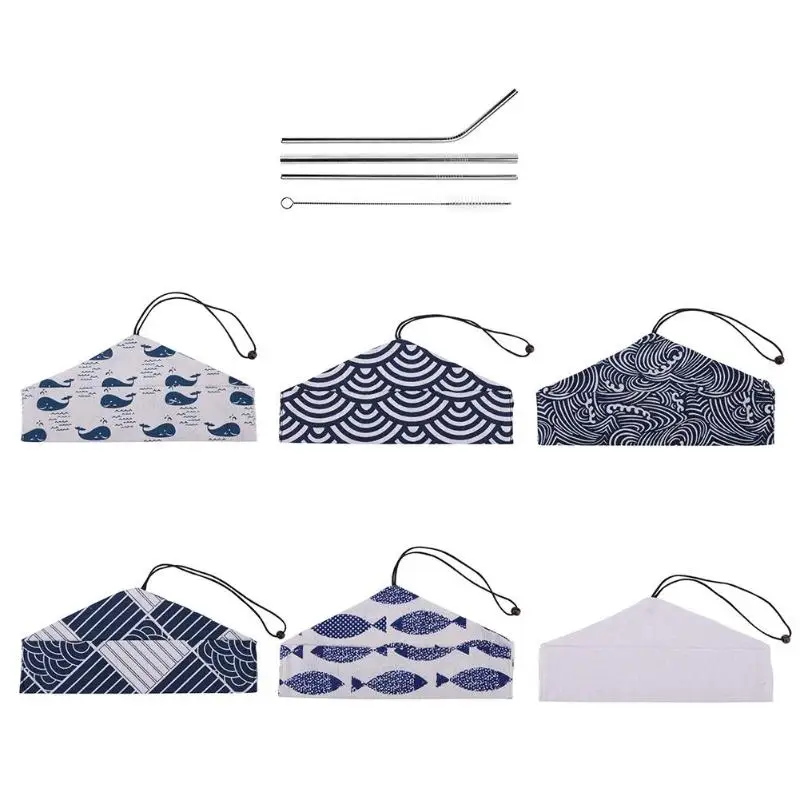 5Pcs Reusable Stainless Steel Straws Metal Drinking Straws with Storage Bag Straight Bent Straws Cleaning Brush Set
5Pcs Reusable Stainless Steel Straws Metal Drinking Straws with Storage Bag Straight Bent Straws Cleaning Brush Set
