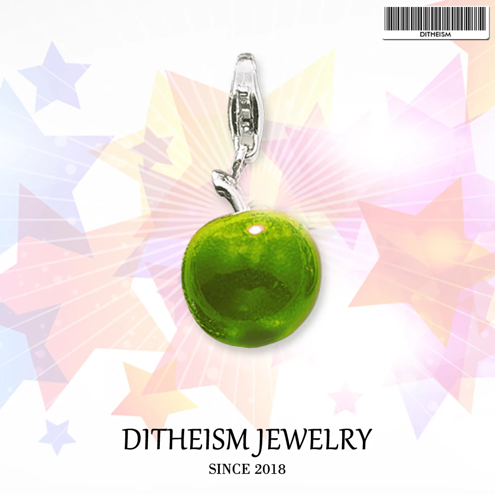 Green Apple Charms Pendant, 2018 Fashion Jewelry 925 Sterling Silver Romantic Gift For Women Girls Fit Bracelet Necklace Bag
Green Apple Charms Pendant, 2018 Fashion Jewelry 925 Sterling Silver Romantic Gift For Women Girls Fit Bracelet Necklace Bag