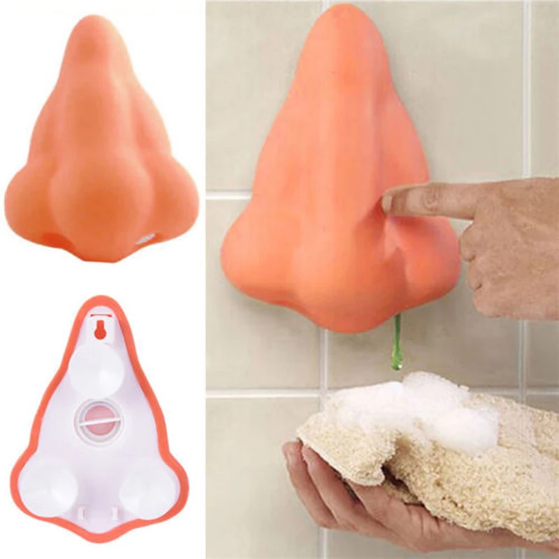 Brand New Style Fun Nose Shaped Bathroom Shower Wall Suction Hooks Sanitizer Gel Soap Dispenser
Brand New Style Fun Nose Shaped Bathroom Shower Wall Suction Hooks Sanitizer Gel Soap Dispenser