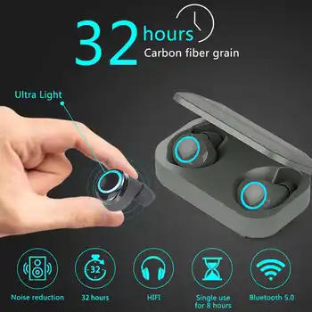 TWS Waterproof bluetooth 5.0 Earphones Headset Mini True Wireless Stereo Touchs Earphones Earbuds with microphone
TWS Waterproof bluetooth 5.0 Earphones Headset Mini True Wireless Stereo Touchs Earphones Earbuds with microphone