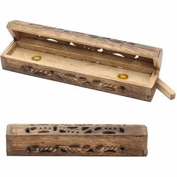 Burning Joss Box Mango Wooden Incense Stick Holder Inlay Cone Burner Ash Catcher Mango Wood 30.5x5.6x6.3cm Incense Burners
Burning Joss Box Mango Wooden Incense Stick Holder Inlay Cone Burner Ash Catcher Mango Wood 30.5x5.6x6.3cm Incense Burners