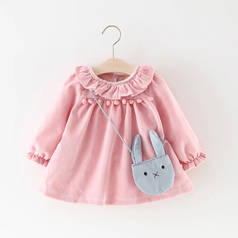 Winter Style Children's Clothing Solid Color Frilled Collar Chest plus Velvet Ball Dress Boutique Baby Dresses Baby Girl Clothes
Winter Style Children's Clothing Solid Color Frilled Collar Chest plus Velvet Ball Dress Boutique Baby Dresses Baby Girl Clothes