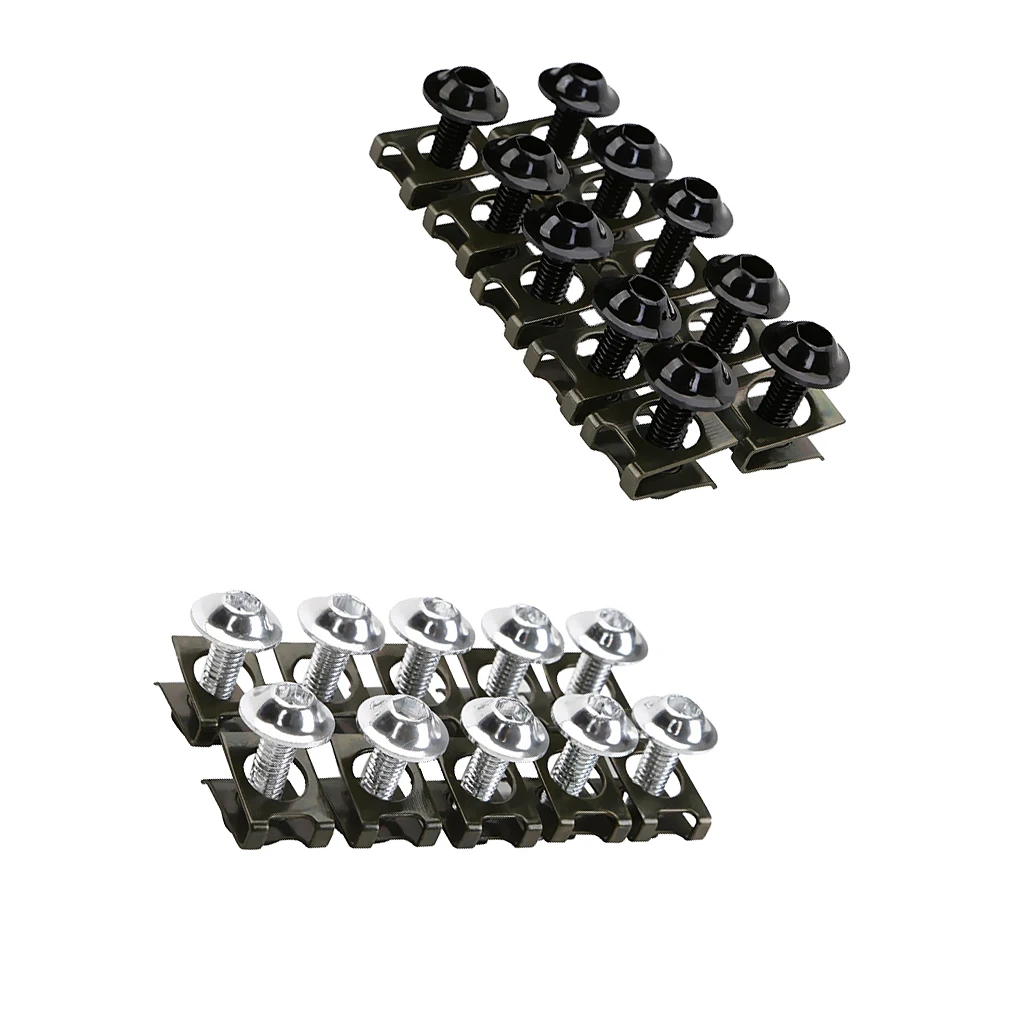 20 Pieces M6*6mm License Plate Frame Fairing Bolts Fastener Clips Screws Kit resists corrosion strong maintain long-lasting
20 Pieces M6*6mm License Plate Frame Fairing Bolts Fastener Clips Screws Kit resists corrosion strong maintain long-lasting