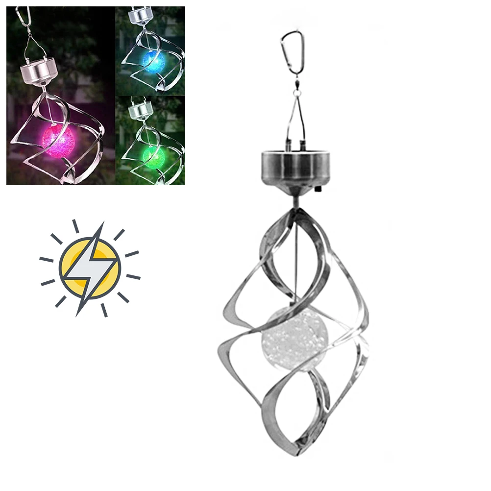 Outdoor Solar Powered Lamp Color Changing Hanging Wind Chimes LED Light For Christmas Party Home Decor
Outdoor Solar Powered Lamp Color Changing Hanging Wind Chimes LED Light For Christmas Party Home Decor