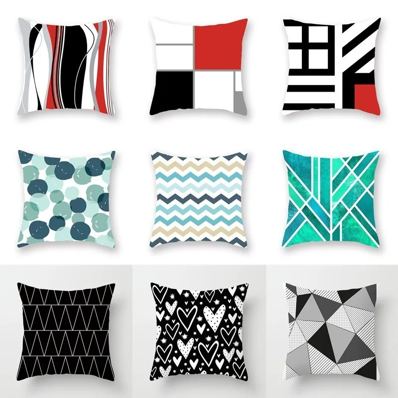 New Pillow Cases Geometric Pattern Soft Polyester Pillow Case Bedroom Home Office Decorative Cushion Cover
New Pillow Cases Geometric Pattern Soft Polyester Pillow Case Bedroom Home Office Decorative Cushion Cover