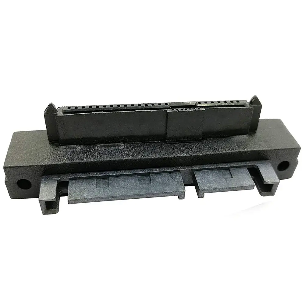 Right Angled 90 Degree SFF-8482 SAS 22 Pin to 7 Pin + 15 Pin SATA Hard Disk Drive Raid Adapter
Right Angled 90 Degree SFF-8482 SAS 22 Pin to 7 Pin + 15 Pin SATA Hard Disk Drive Raid Adapter