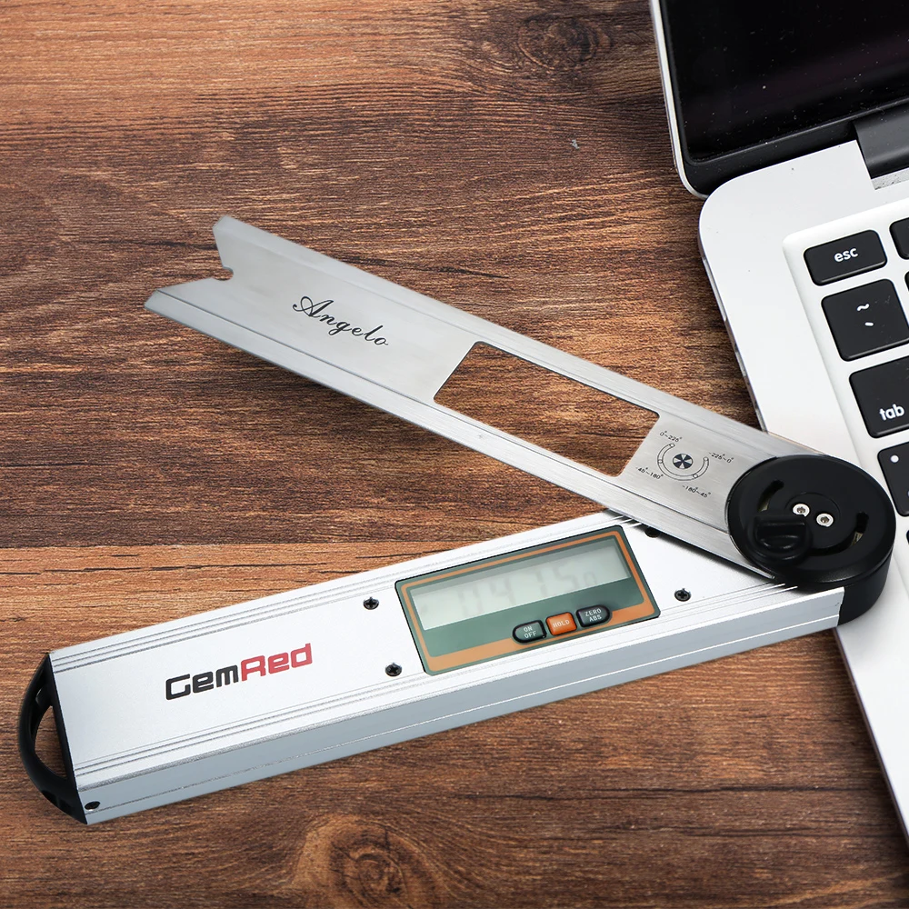 GemRed Digital Angle Gauge Goniometer Leveling Instrument Stainless Steel Angle Finder Clinometer Digital Display Protractor
GemRed Digital Angle Gauge Goniometer Leveling Instrument Stainless Steel Angle Finder Clinometer Digital Display Protractor