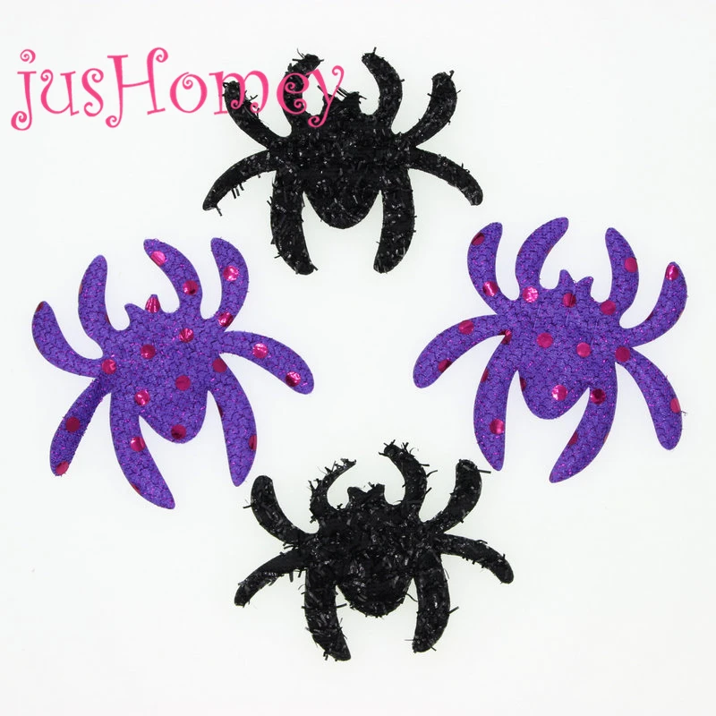 20PCS Halloween Spider Appliques Sequined Purple Spiders Furry Black Spider Patches for Halloween Decor, Hair Pins, DIY Craft
20PCS Halloween Spider Appliques Sequined Purple Spiders Furry Black Spider Patches for Halloween Decor, Hair Pins, DIY Craft
