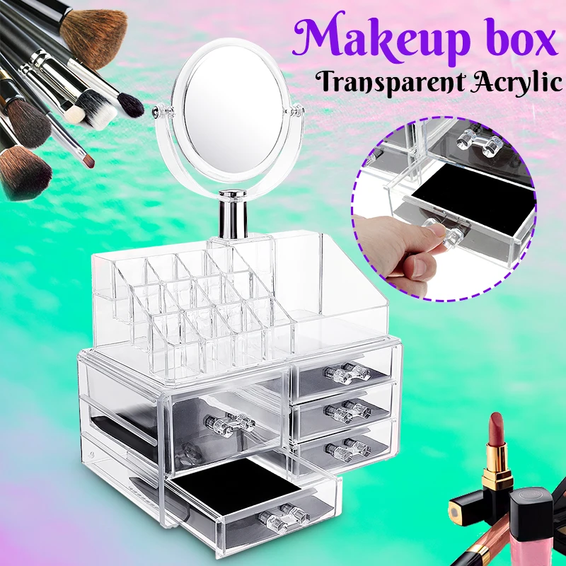 New Clear PS Material Makeup Storage Case Nail Polish Rack Lipstick Cosmetic Storage box Holder Makeup Brush Makeup Organizer
New Clear PS Material Makeup Storage Case Nail Polish Rack Lipstick Cosmetic Storage box Holder Makeup Brush Makeup Organizer