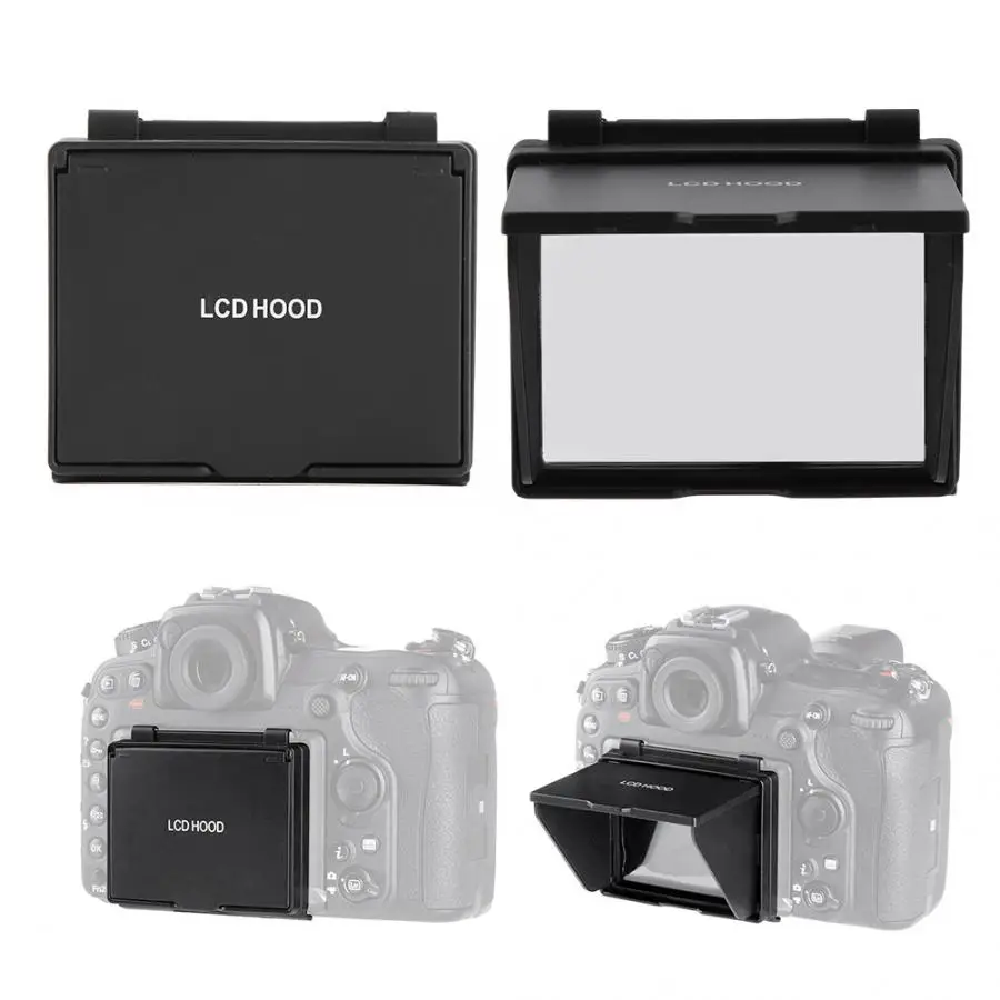 LCD Screen Protector Camera Sunshade Visor Sun Shade Hood Cover for Nikon D500 Camera
LCD Screen Protector Camera Sunshade Visor Sun Shade Hood Cover for Nikon D500 Camera