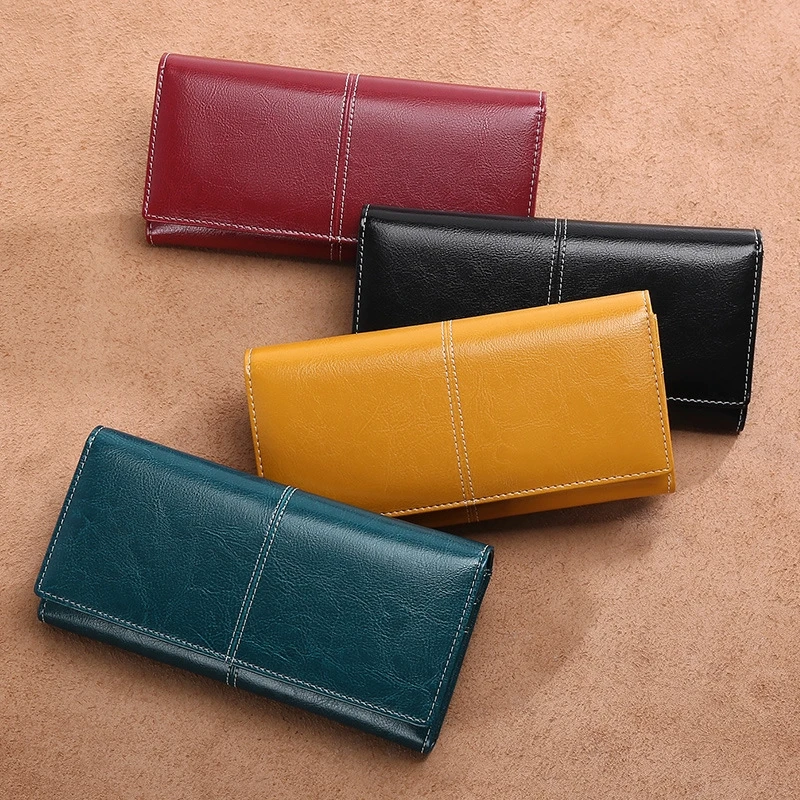Korean Women's Wallet Long Zipper Leather Wallet Female Multi-Function Large Capacity Clutch Wallet
Korean Women's Wallet Long Zipper Leather Wallet Female Multi-Function Large Capacity Clutch Wallet