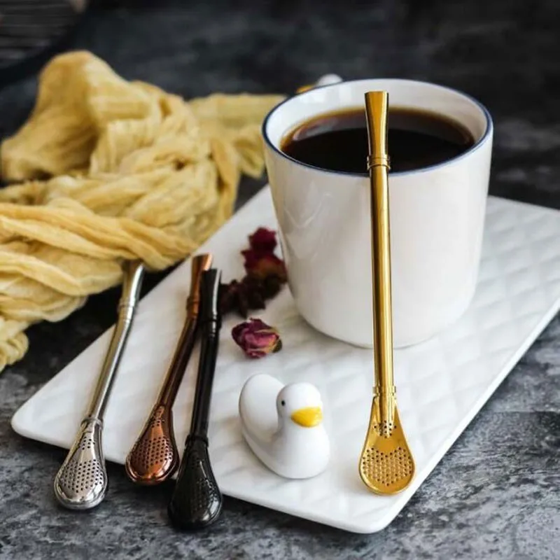 Creative 3in1 304 Stainless Steel Tea Colander& Drinking Straw & Coffee spoon Mixed function Drinking Tool
Creative 3in1 304 Stainless Steel Tea Colander& Drinking Straw & Coffee spoon Mixed function Drinking Tool