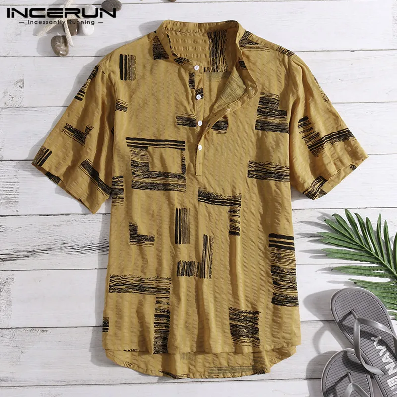 New Hawaiian Men Shirts 2019 Big Men Tops Casual Shirts Social Dress Social Stand Collar Tropical Tee Camisa Chinese Style Tops
New Hawaiian Men Shirts 2019 Big Men Tops Casual Shirts Social Dress Social Stand Collar Tropical Tee Camisa Chinese Style Tops