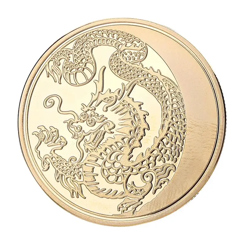 AUGKUN 1PC Chinese Dragon Pattern Commemorative Coin Challenge Coin Gift Collection Memorial Souvenirs Collectible Holiday Decor
AUGKUN 1PC Chinese Dragon Pattern Commemorative Coin Challenge Coin Gift Collection Memorial Souvenirs Collectible Holiday Decor