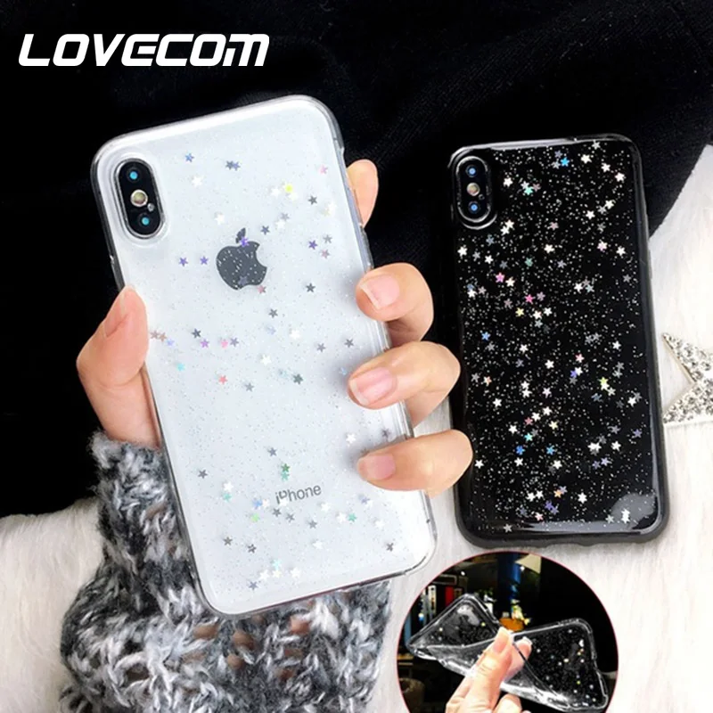 LOVECOM Luxury Bright Glitter Powder Star Case For iPhone X XS Max XR 6 6S 7 8 Plus Transparent Thick Soft TPU Phone Back Cover
LOVECOM Luxury Bright Glitter Powder Star Case For iPhone X XS Max XR 6 6S 7 8 Plus Transparent Thick Soft TPU Phone Back Cover