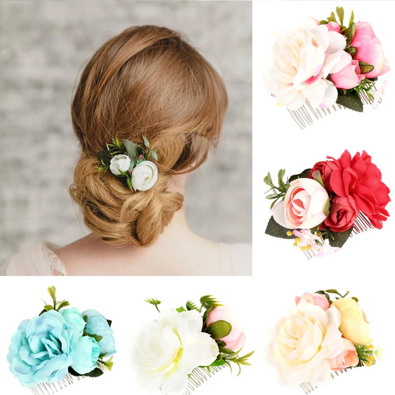 Hot Sale 1PC bride Rose Hairband Hair Clip Women Bohemian Party Wedding Beach Flowers Hair Combs Hair Accessories
Hot Sale 1PC bride Rose Hairband Hair Clip Women Bohemian Party Wedding Beach Flowers Hair Combs Hair Accessories