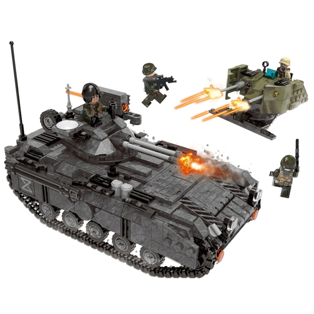 1049Pcs DIY Small Particle Military Series Building Block Model Set Toys Hobbies For 100% Building Block Brands - Armored Car
1049Pcs DIY Small Particle Military Series Building Block Model Set Toys Hobbies For 100% Building Block Brands - Armored Car
