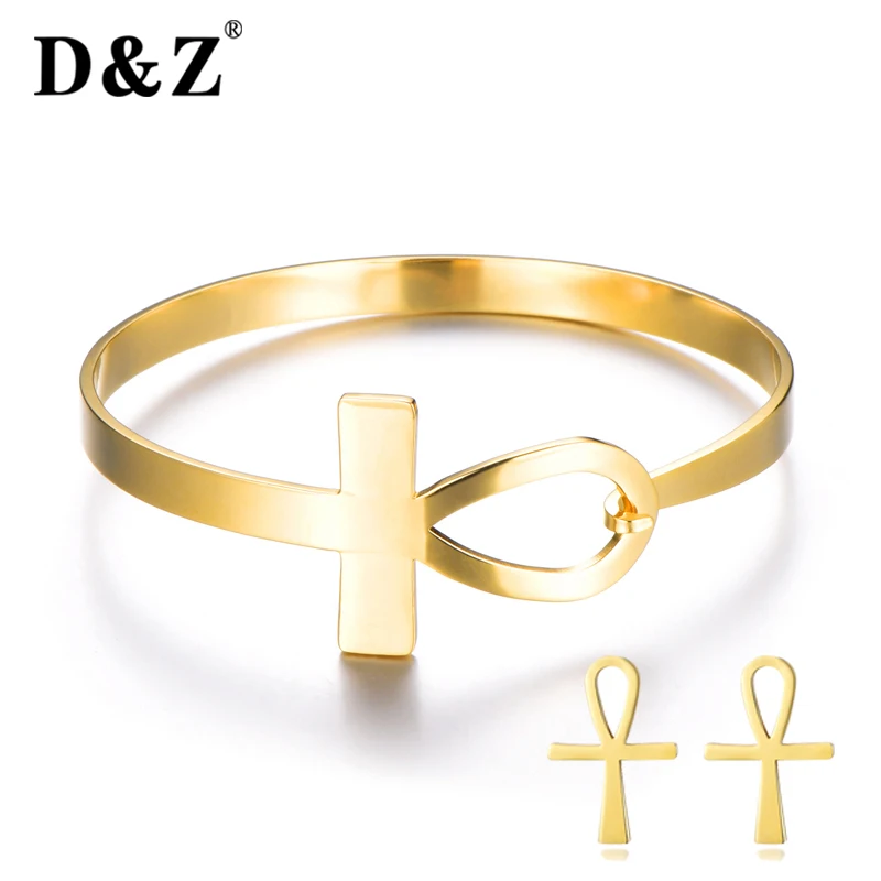 D&Z New Egyptian Ankh Cross Bracelet Design Key of Life Symbol Cuff Bracelets For Women Valentine's day Jewelry
D&Z New Egyptian Ankh Cross Bracelet Design Key of Life Symbol Cuff Bracelets For Women Valentine's day Jewelry