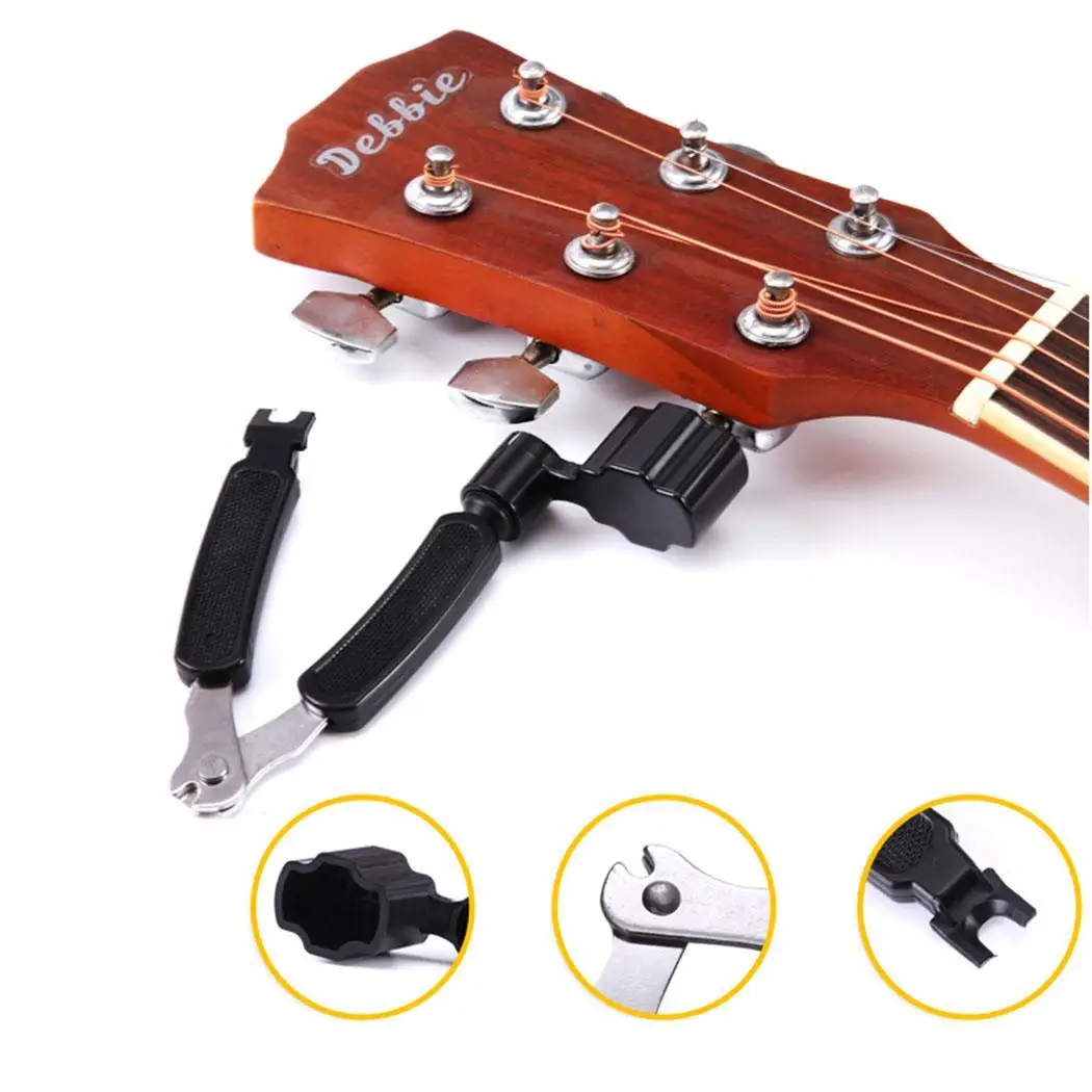 3 in 1 Guitar Peg String Winder + String Pin Puller + String Cutter Guitar Tool Set Guitar Accessories
3 in 1 Guitar Peg String Winder + String Pin Puller + String Cutter Guitar Tool Set Guitar Accessories