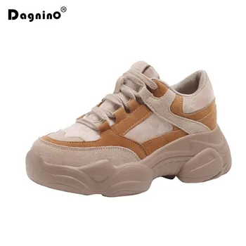 Women Breathable Casual Shoes Fashion Autumn 6CM High Heels Cross-Tied Lace Up Platform Leisure Shoes Thick Soled Woman Sneakers
Women Breathable Casual Shoes Fashion Autumn 6CM High Heels Cross-Tied Lace Up Platform Leisure Shoes Thick Soled Woman Sneakers
