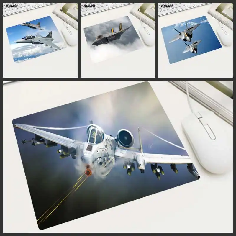 XGZ Airplane Wallpaper Mouse Pad 25x29 Cm Rubber Cleanable Rectangle Fit Laptop Home Study Office Desktop PC Cool Pads | Компьютеры и