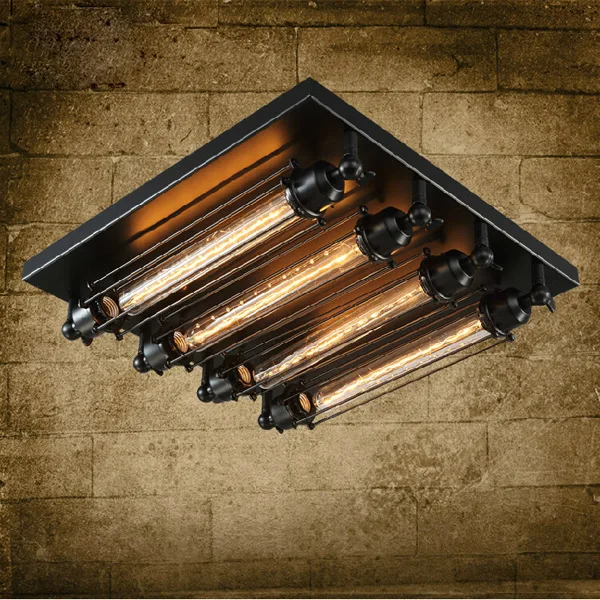 Loft Iron Ceiling Light 4 Edison Bulb Industrial Steampunk Metal Punk Lamp Vintage Retro Deco Lighting Fixture
Loft Iron Ceiling Light 4 Edison Bulb Industrial Steampunk Metal Punk Lamp Vintage Retro Deco Lighting Fixture