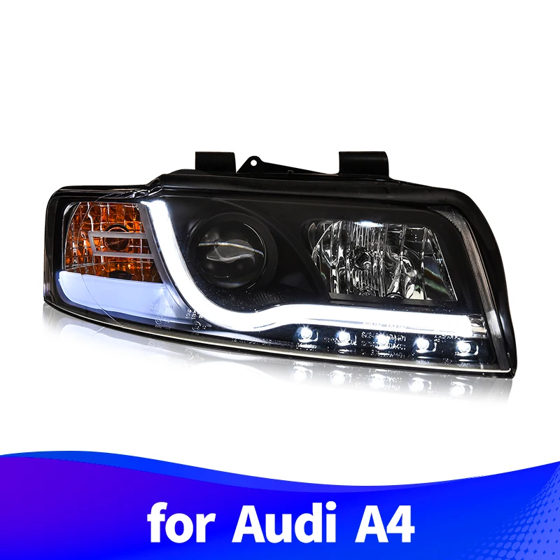 Headlight Assembly for Audi A4 B62001 2002 2003 2004 LED daytime running light xenon low beam turn signal
Headlight Assembly for Audi A4 B62001 2002 2003 2004 LED daytime running light xenon low beam turn signal