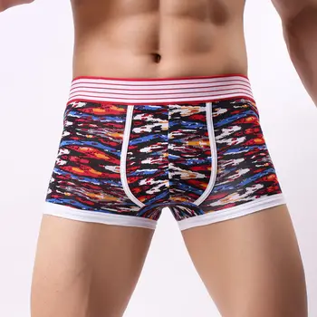 Fashion Breathable Mens Printing Shorts Pants Underwear Cotton Bulge Pouch Boxers Low Waist Underpants Boxer Shorts for Man New
Fashion Breathable Mens Printing Shorts Pants Underwear Cotton Bulge Pouch Boxers Low Waist Underpants Boxer Shorts for Man New