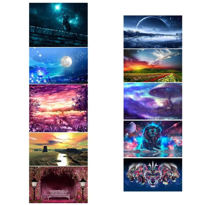 5D DIY Full Drill Diamond Painting Novelty Cross Stitch Embroidery Mosaic Scenery Rhinestone Diamond Household Adornment Decor
5D DIY Full Drill Diamond Painting Novelty Cross Stitch Embroidery Mosaic Scenery Rhinestone Diamond Household Adornment Decor