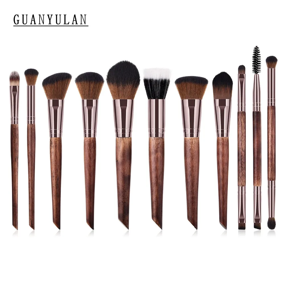 GUANYULAN Makeup Brushes 11PCS Professional Brushes Set 3 Colors High Quality Nylon Hair Brush Foundation powder Tools Kit
GUANYULAN Makeup Brushes 11PCS Professional Brushes Set 3 Colors High Quality Nylon Hair Brush Foundation powder Tools Kit