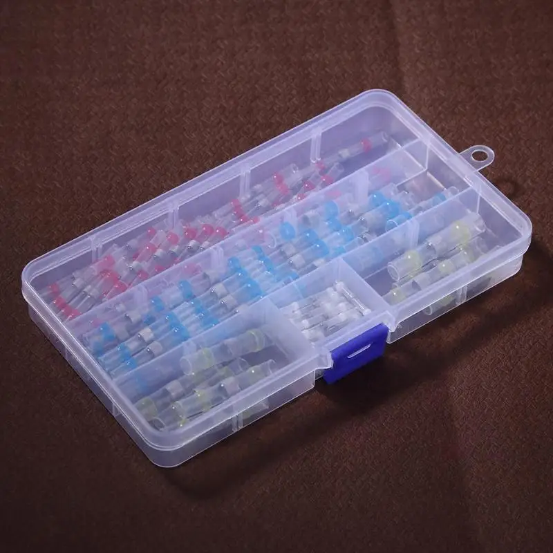 100pcsElectrical Wire Connectors Insulated Solder Sleeve Tube Heat Shrink Sorder Terminal Waterproof Butt Connectors Kit
100pcsElectrical Wire Connectors Insulated Solder Sleeve Tube Heat Shrink Sorder Terminal Waterproof Butt Connectors Kit