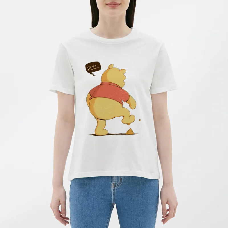 Woemen's Pooh Bear Sleeve Short Tops Clothes Women Harajuku Funny T Shirts Graphic Tees Women 100% Cotton Streetwear
Woemen's Pooh Bear Sleeve Short Tops Clothes Women Harajuku Funny T Shirts Graphic Tees Women 100% Cotton Streetwear