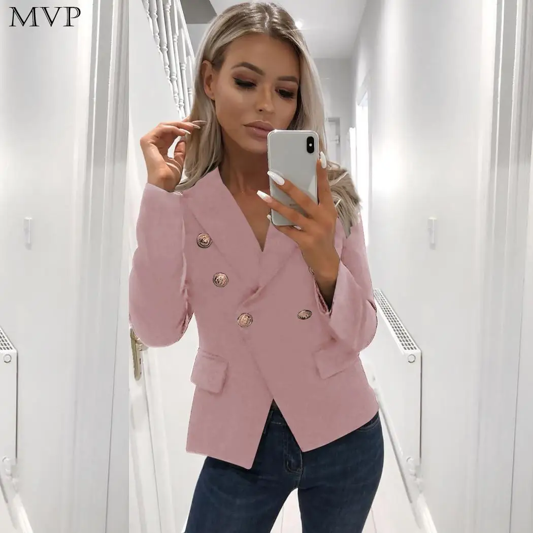 Women Fashion Long Sleeve Solid Slim Suit Jacket One Regular Casual, Office, Conference Button Blazer Top
Women Fashion Long Sleeve Solid Slim Suit Jacket One Regular Casual, Office, Conference Button Blazer Top